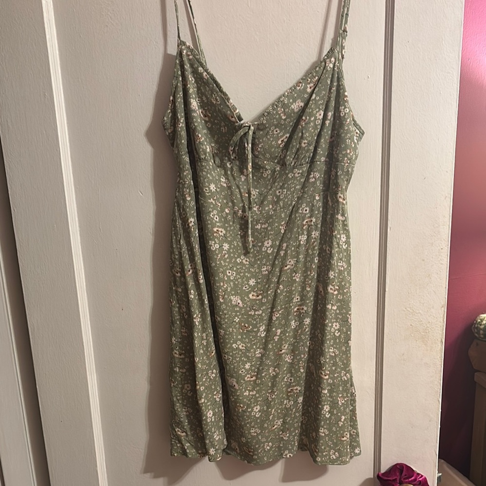 Cotton On Green Floral Mini Dress